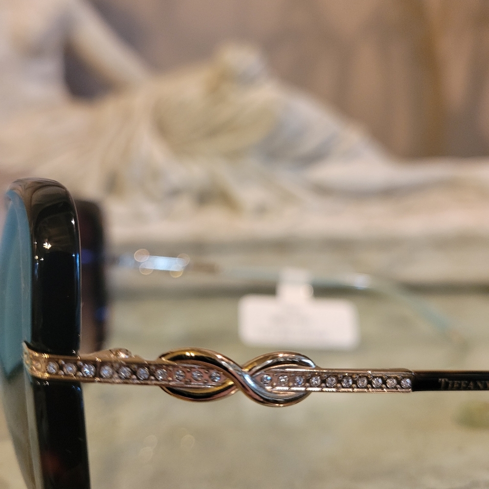 Tiffany & Co TF4126 Sunglasses Infinity Havanah Cat Eye Luxury Designer #123 - Picture 8 of 9